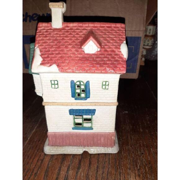 Vintage 1992 Holiday Expressions Christmas Village Grocery Store Building - Picture 4 of 7